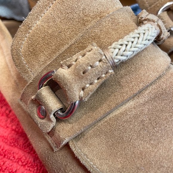 Prada Mens Loafers All Leather Upper and Out Soles Brown Made In Italy - Picture 9 of 16